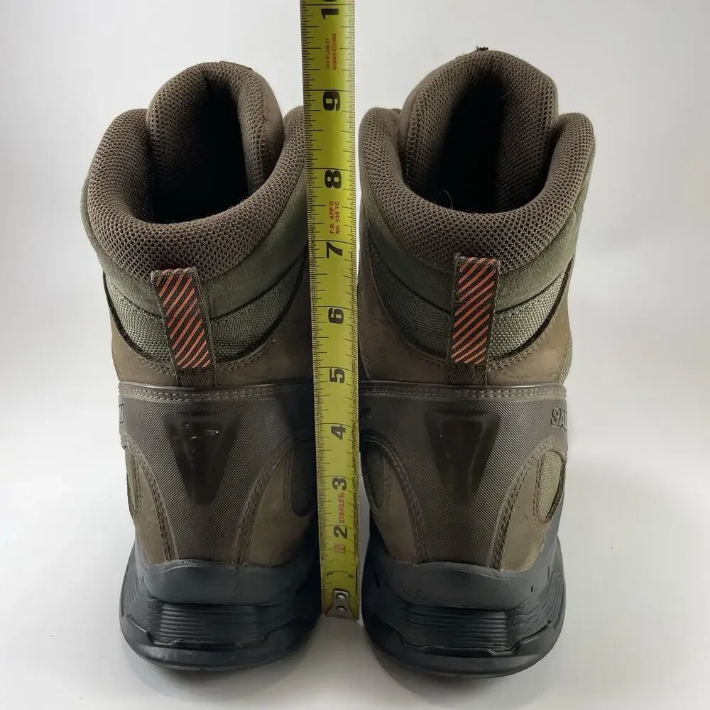 Salomon Quest Tracker GORE-TEX Brown Boots Mens Size 14 Backpacking Trail Shoe